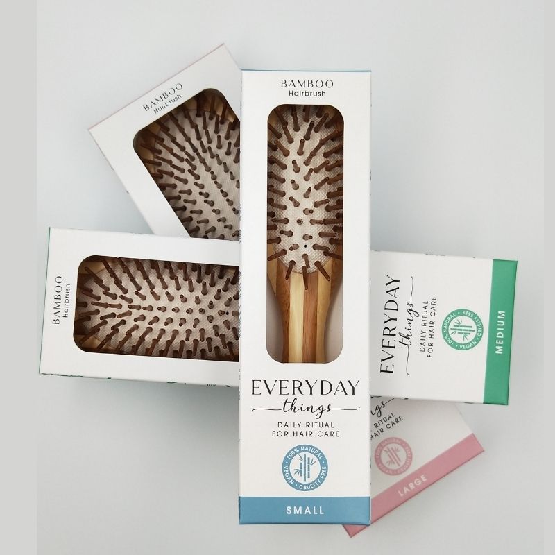 Bamboo Hairbrush Small