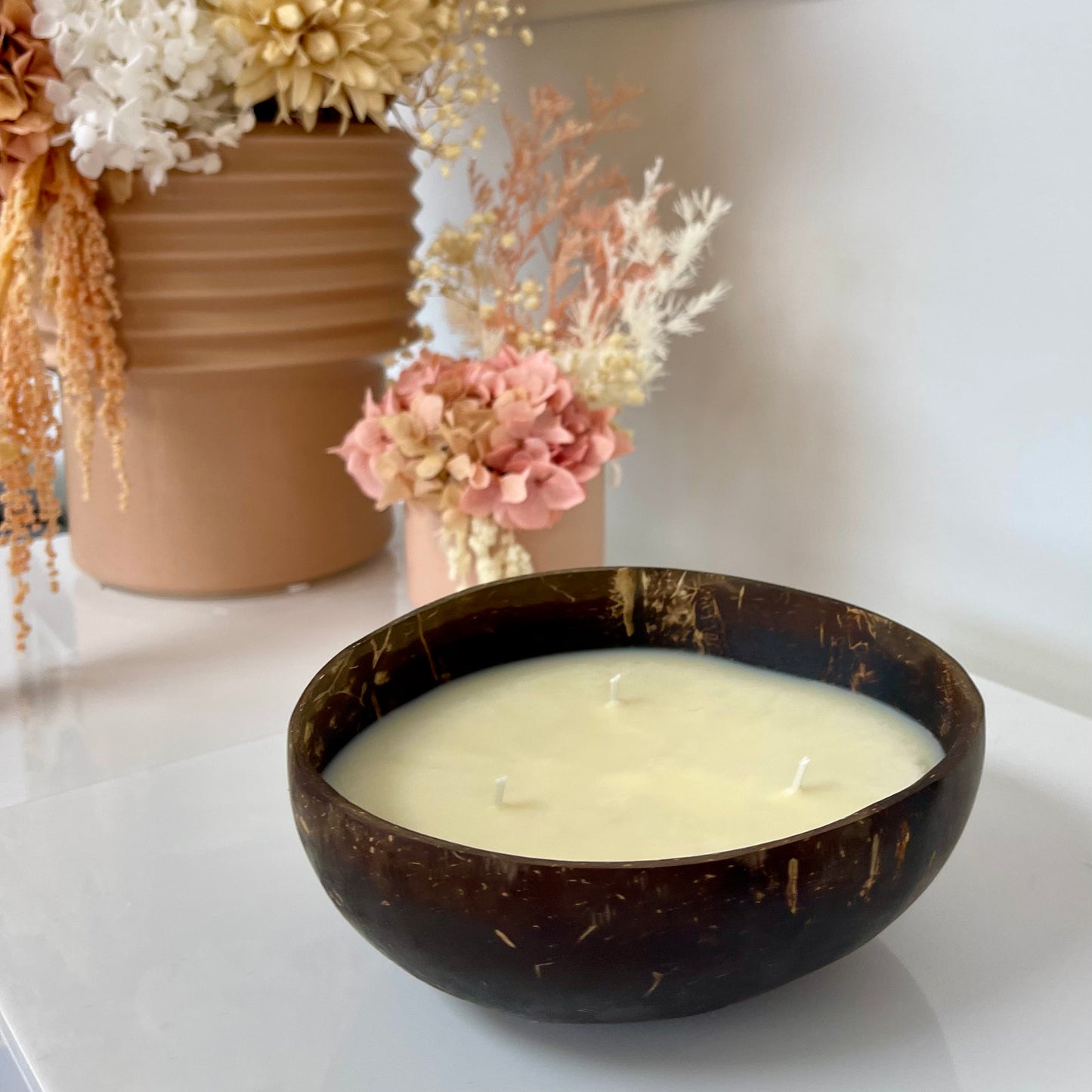 Coconut Shell Candles