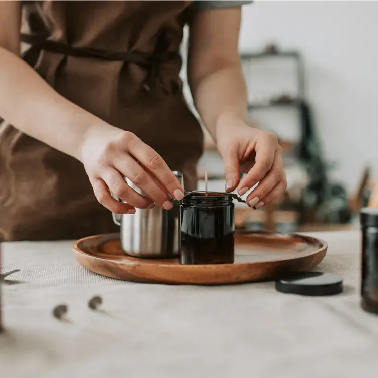 Preparing a Soy Candle